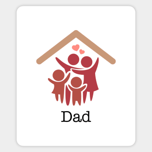 Same Household - Dad Sticker